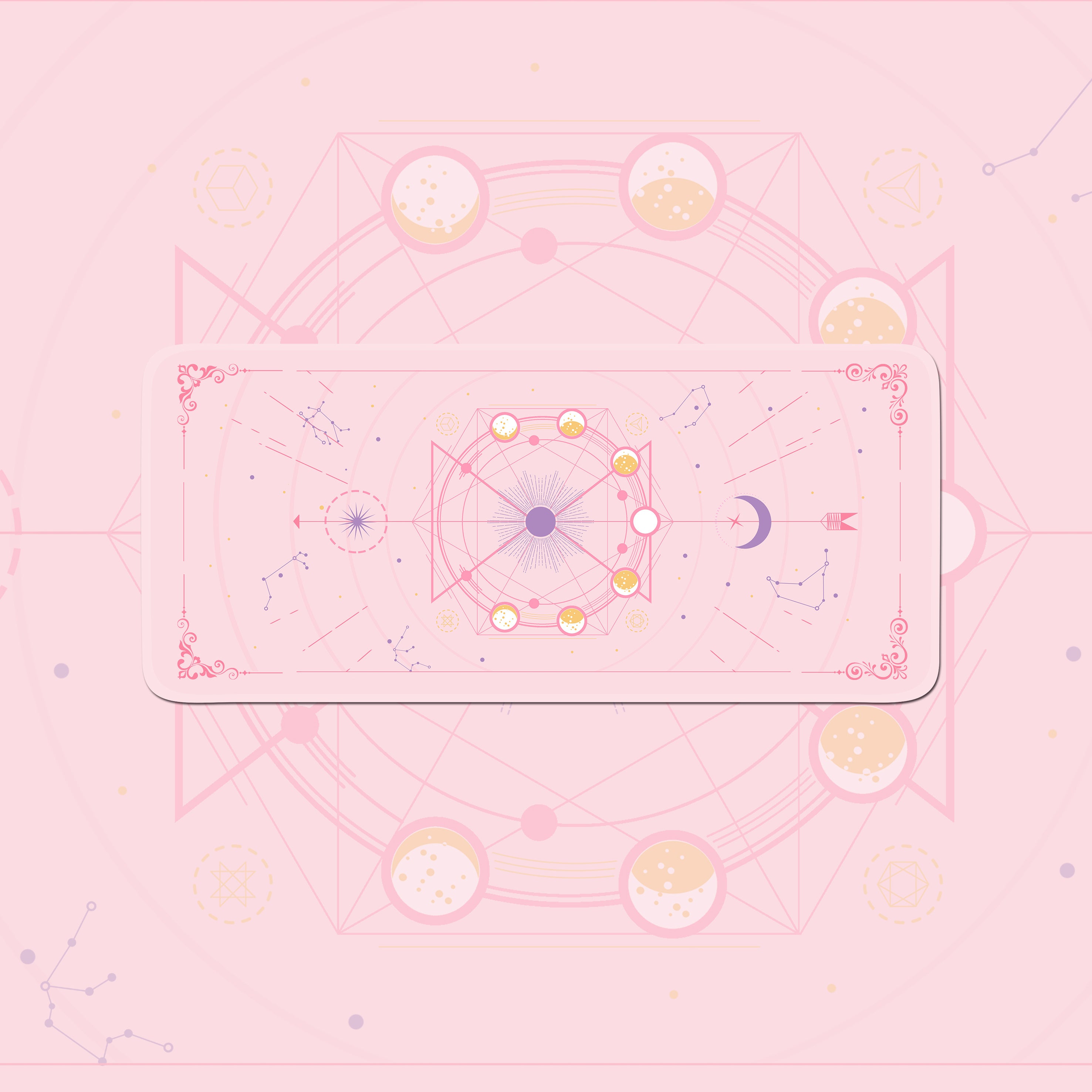 Large Kawaii Girl Gaming Mouse Pad Cute XXL Desk Mat Water Proof Nonslip Laptop Desk Accessories